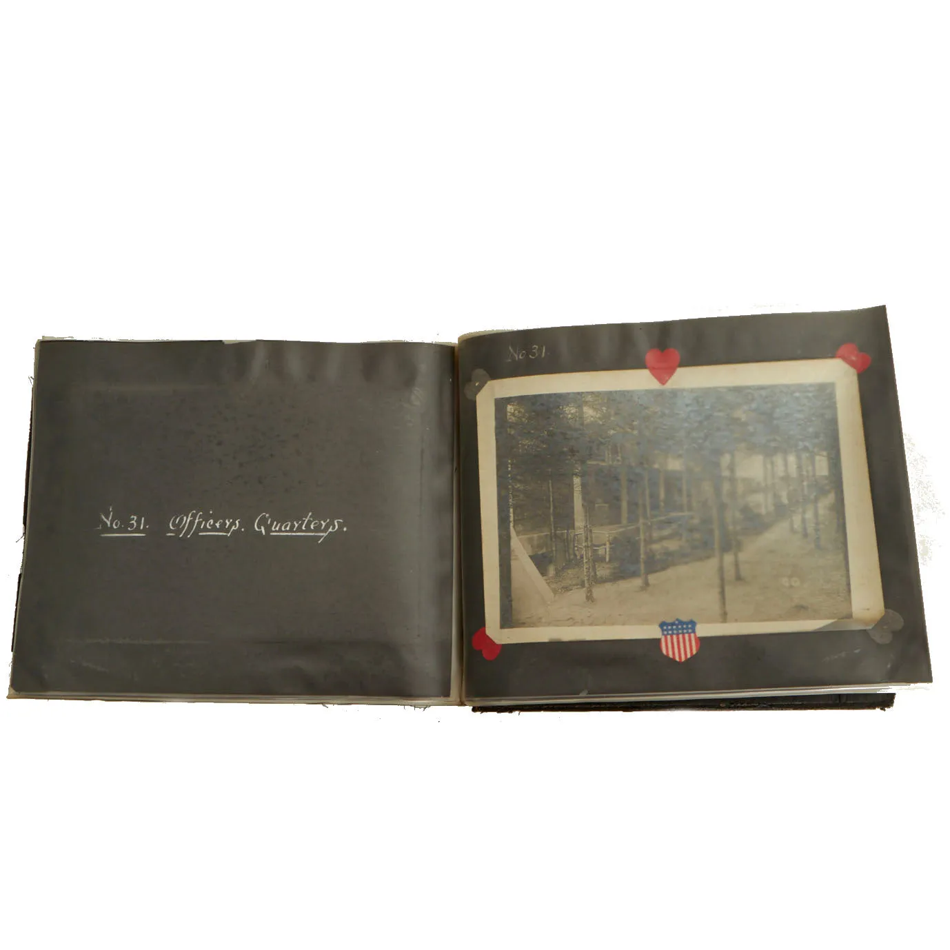 Original German WWI Photo Album Captured By US Army 4th Engineer Battalion During The Meuse-Argonne Offensive