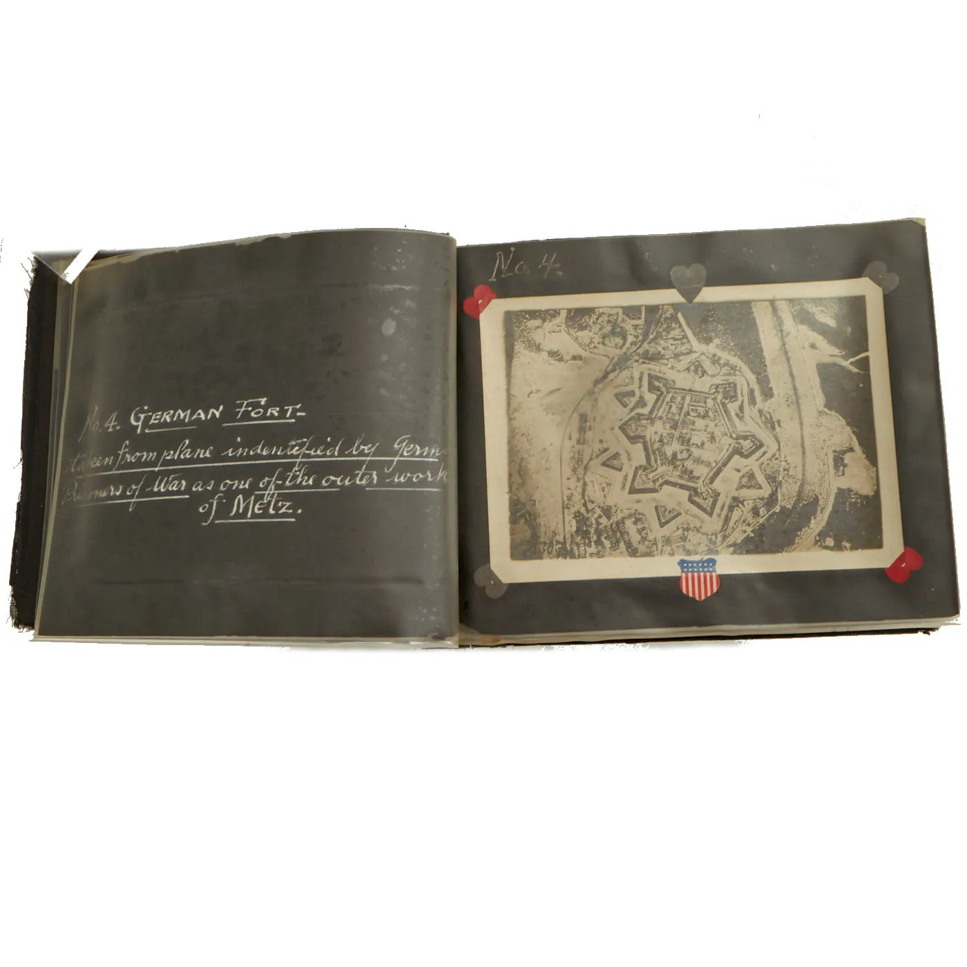 Original German WWI Photo Album Captured By US Army 4th Engineer Battalion During The Meuse-Argonne Offensive