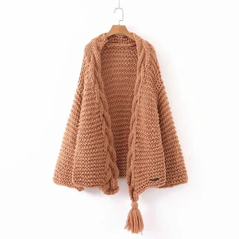 Pre Order:  Knitted Tassel Cozy Sweater - @theestylishp