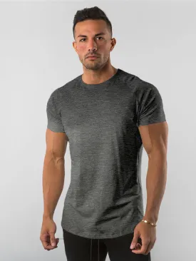 Solid Colour Men'S Tops Fitness Sports Short Sleeve T-Shirt