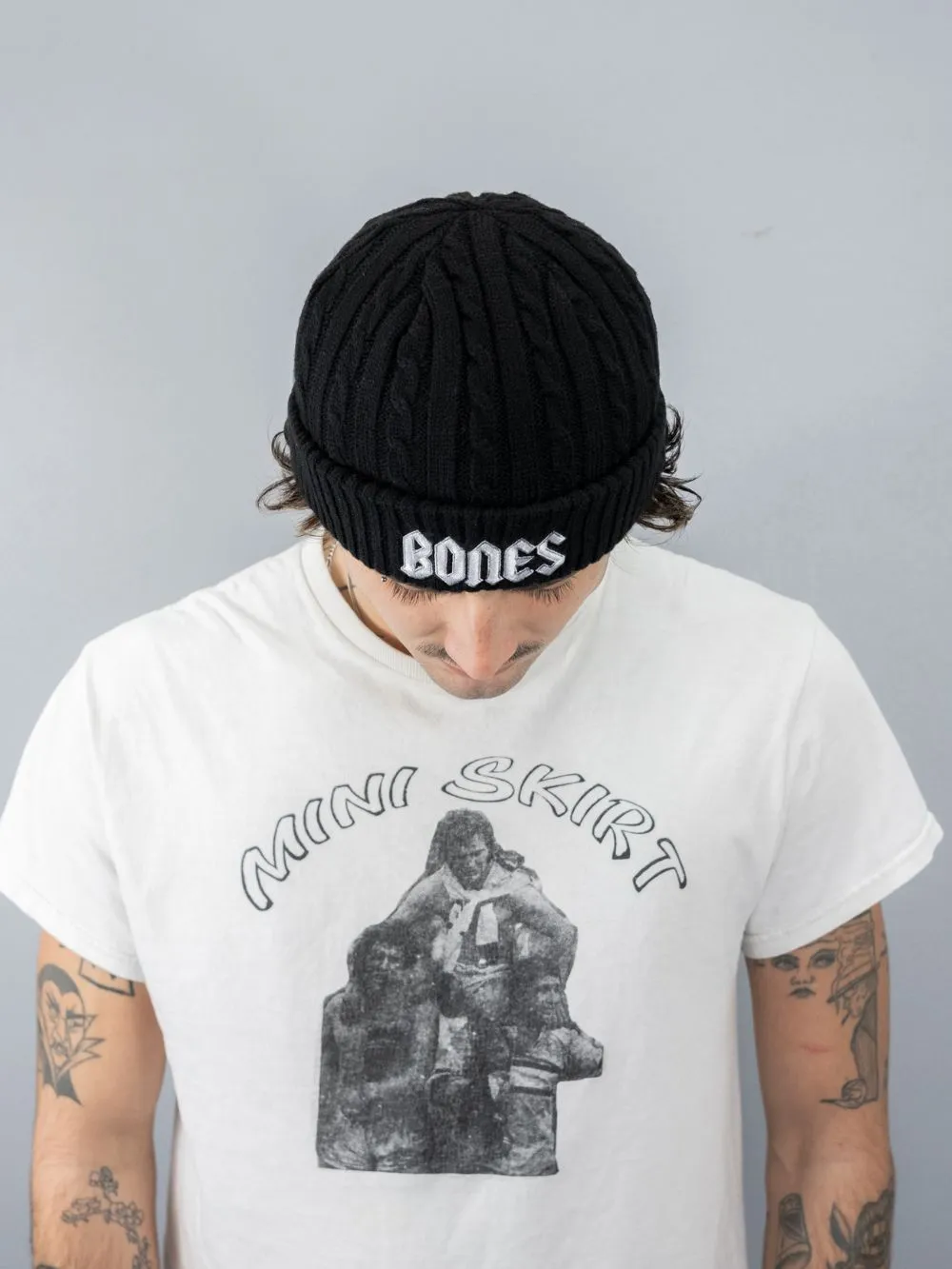 Squealer Fisherman Beanie - Black White