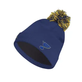 ST. LOUIS BLUES ADIDAS 2 TONE POM KNIT