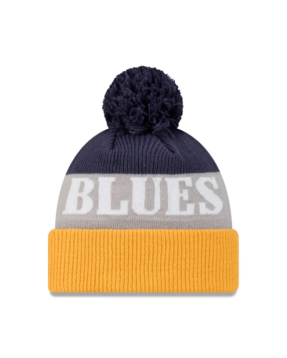 ST. LOUIS BLUES NEW ERA NOTE SHADED POM KNIT - MULTI