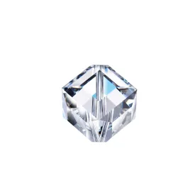 Swarovski Strass Crystal 18mm Clear Cube Bead prism with Hole Through