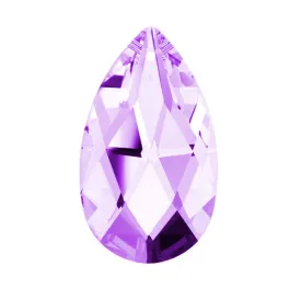 Swarovski Strass Crystal 2 inches Violet Almond Prism