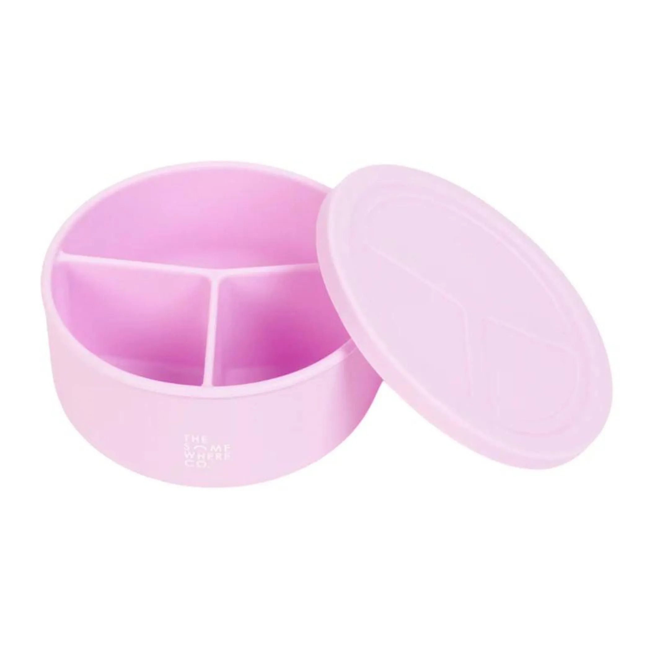 The Somewhere Co Round Silicone Bento Box - Lilac