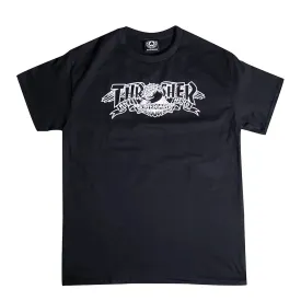 Thrasher x Anti-Hero Mag Banner T-Shirt Black