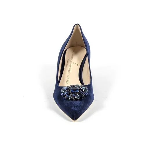 V 1969 Italia Womens Pump 3109244 VELLUTO BLU ROYAL