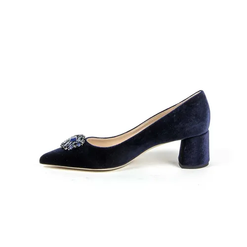 V 1969 Italia Womens Pump 3109244 VELLUTO BLU ROYAL