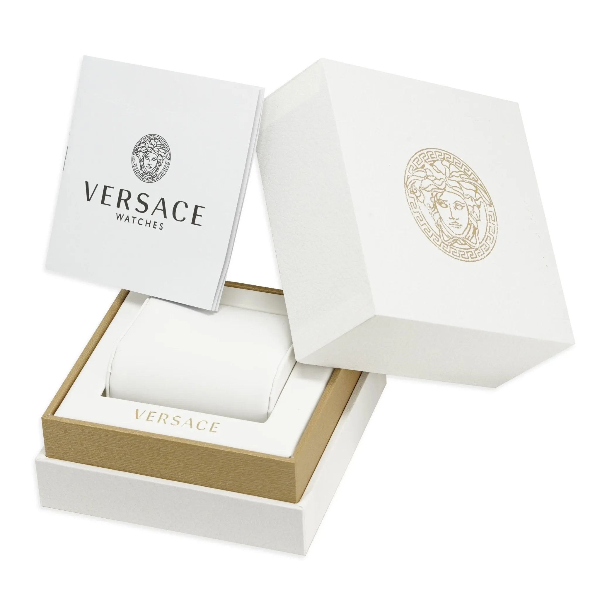 Versace Ladies Watch V-Circle 38mm White Grey VE8104422